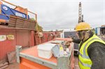 3. Coring the fourth borehole at the GeoEnergy Test Bed (Copyright: The GeoEnergy Research Centre 2016)
