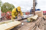 13. Coring the fourth borehole at the GeoEnergy Test Bed (Copyright: The GeoEnergy Research Centre 2016)