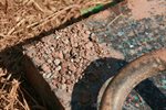 2. Cuttings of rock collected from the borehole (Copyright: OPUS International Consultants Ltd 2015)