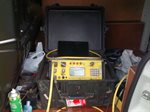4. The Terrameter sends energy to the electrodes and acts as a measuring device (Copyright: British Geological Survey NERC 2015)