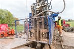 2. Coring the fourth borehole at the GeoEnergy Test Bed (Copyright: The GeoEnergy Research Centre 2016)