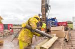 15. Coring the fourth borehole at the GeoEnergy Test Bed (Copyright: The GeoEnergy Research Centre 2016)