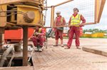 6. Drilling the third borehole at the GeoEnergy Test Bed (Copyright: The GeoEnergy Research Centre 2016)