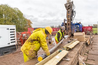 Coring the fourth borehole at the GeoEnergy Test Bed